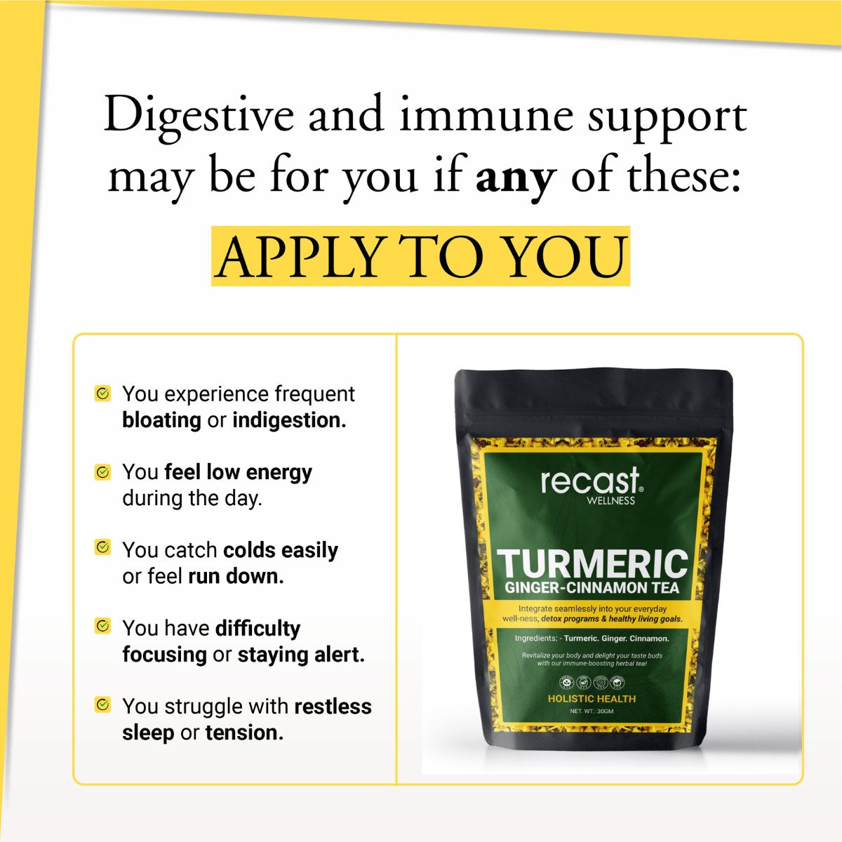 Turmeric Ginger & Cinnamon Tea