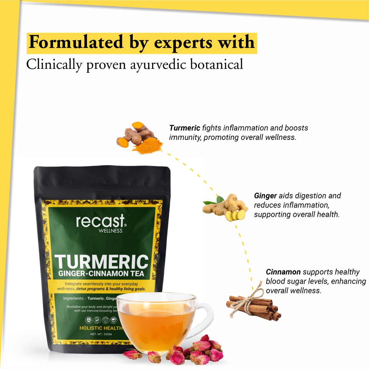 Turmeric Ginger & Cinnamon Tea