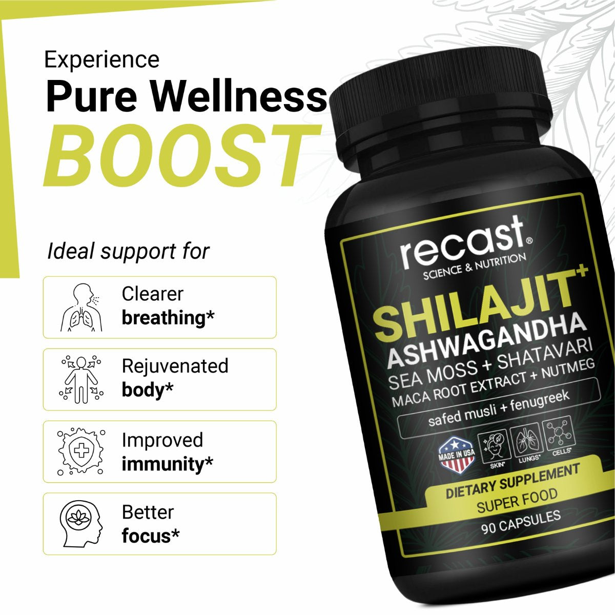 Shilajit with Ashwagandha & Seamoss