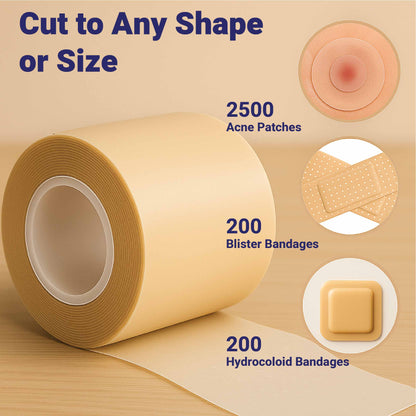 Recast Hydrocolloid Roll For Acne & Scarring