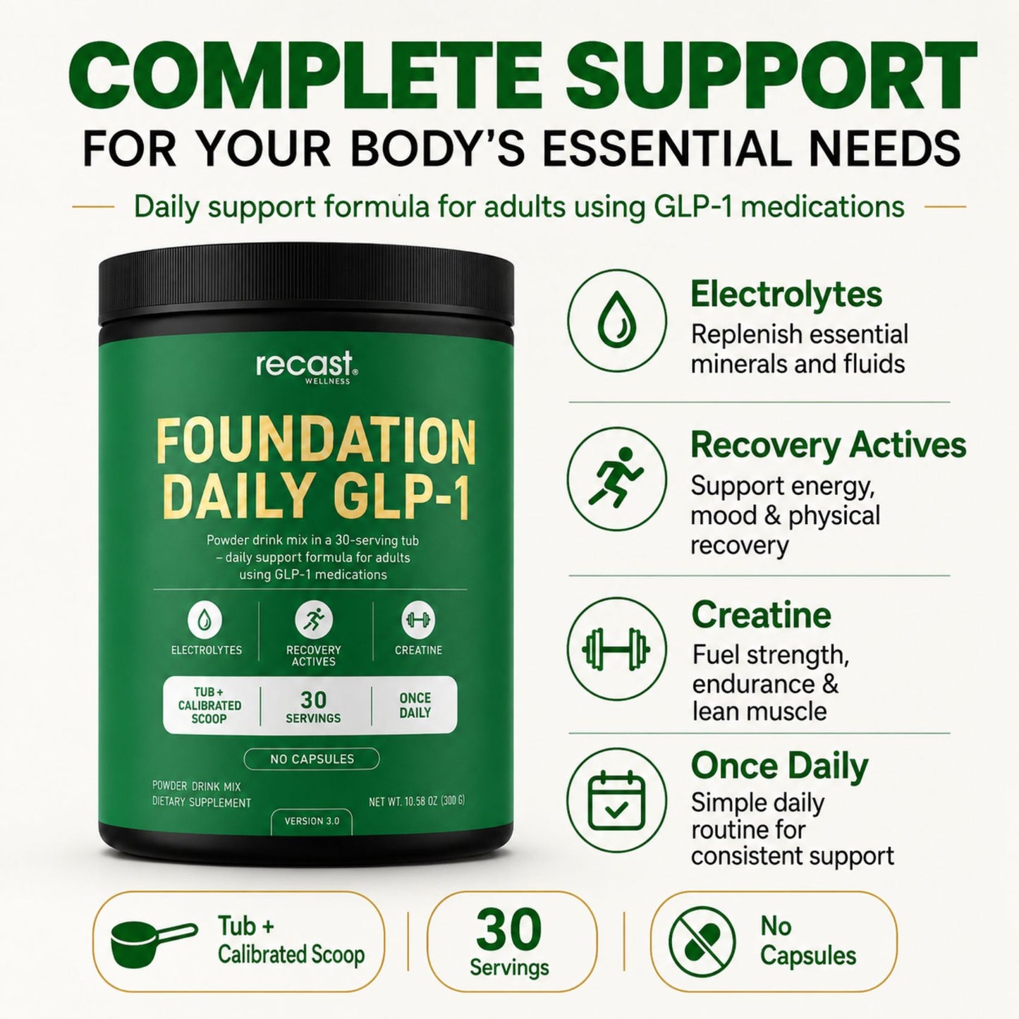The GLP-1 Companion You Drink, Not Swallow.