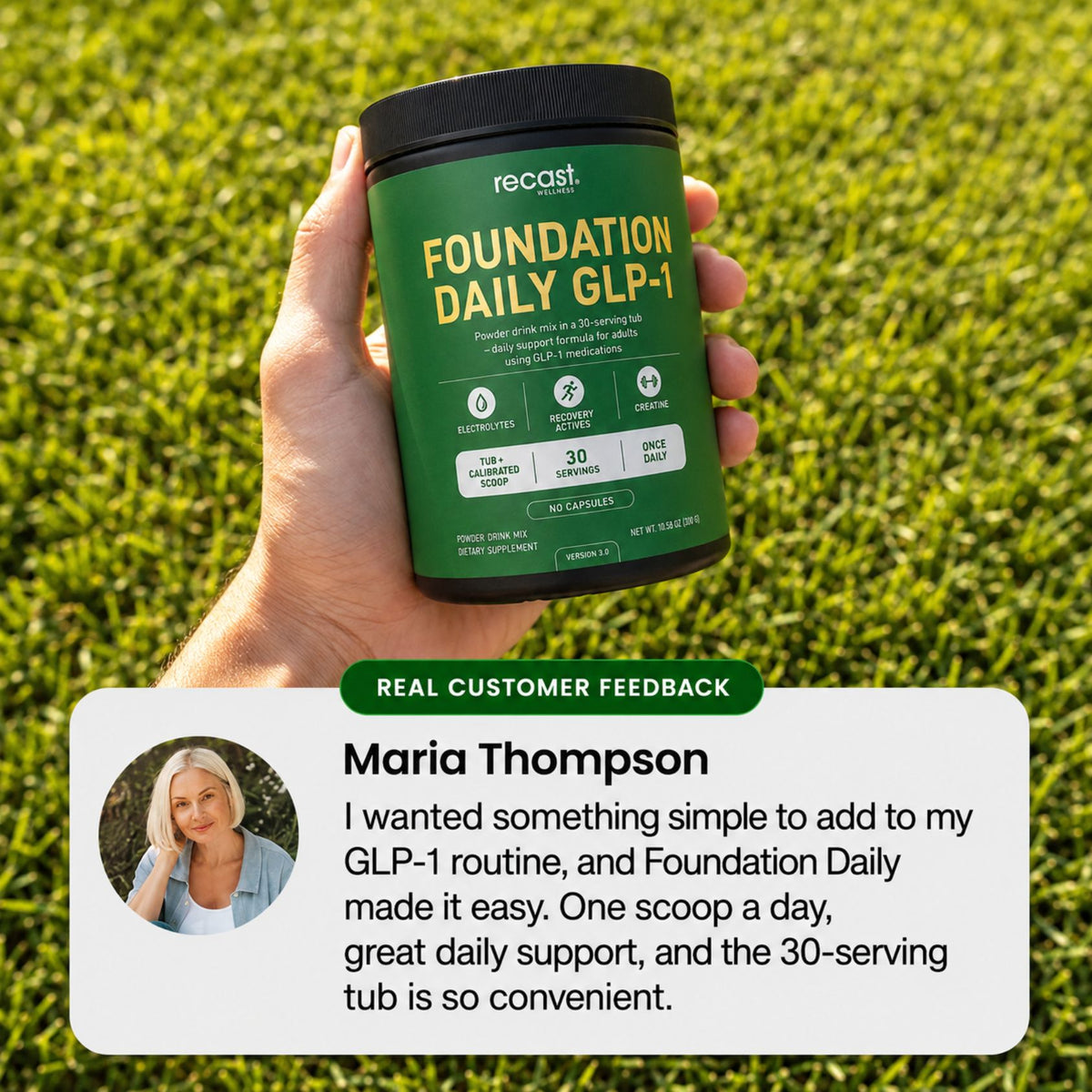 The GLP-1 Companion You Drink, Not Swallow.