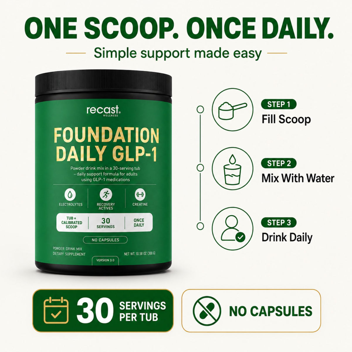 The GLP-1 Companion You Drink, Not Swallow.