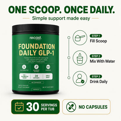 The GLP-1 Companion You Drink, Not Swallow.