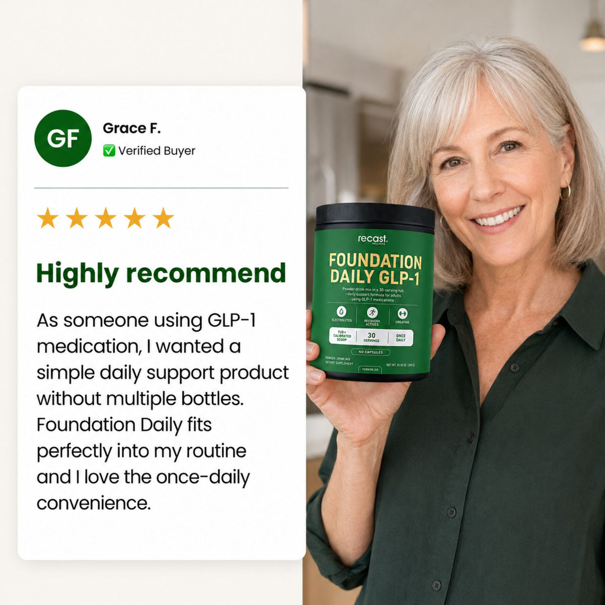 The GLP-1 Companion You Drink, Not Swallow.